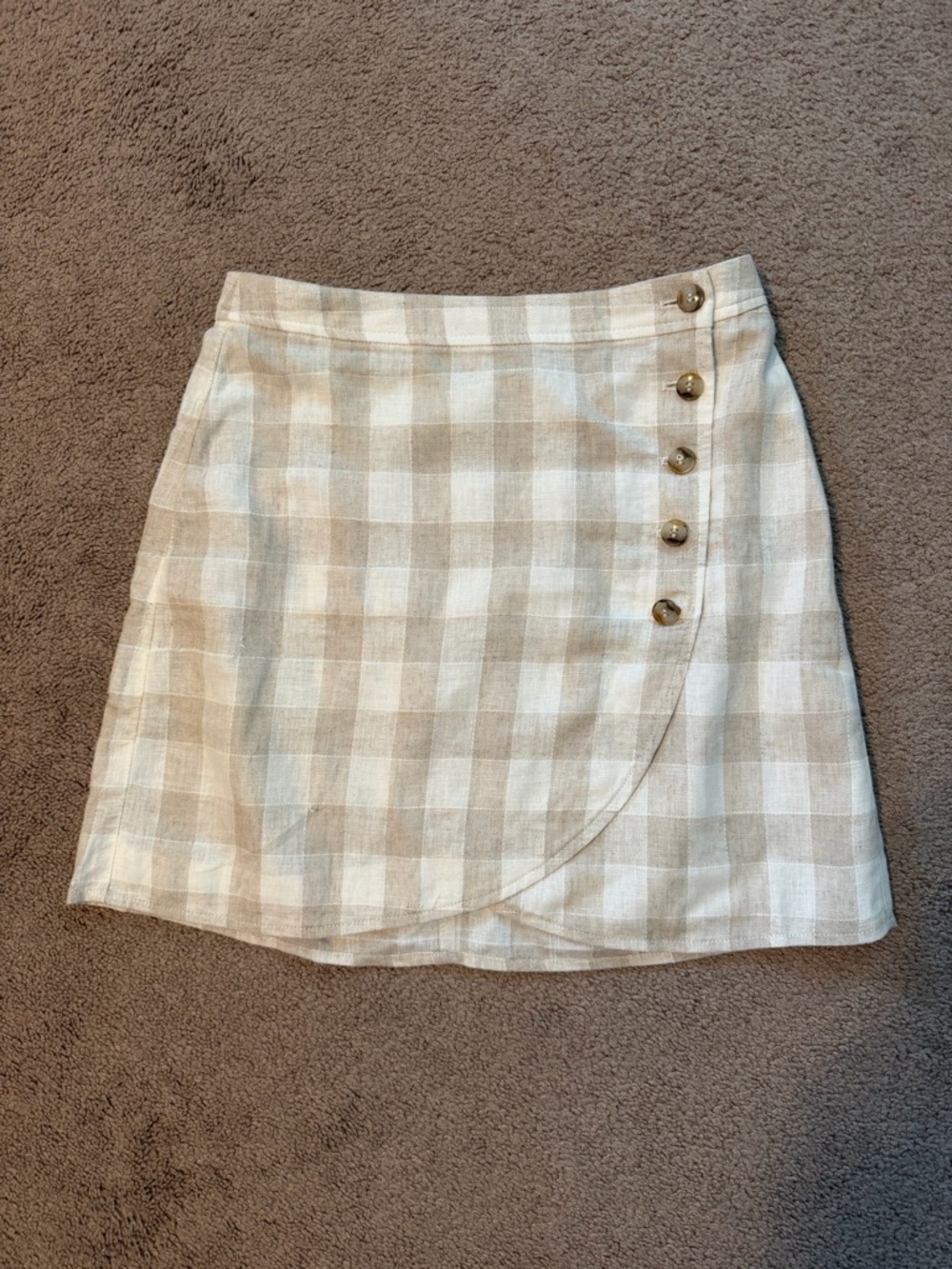 Madewell Linen Wrap Skirt